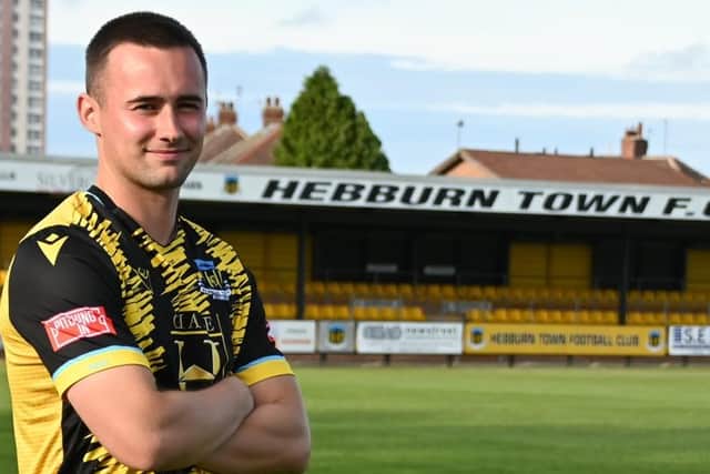 Hebburn Town have signed former Newcastle United academy defender Joe Oliver (photo Tyler Lopes)