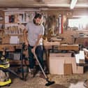 Soggy sawdust is no problem for the The Karcher WD6 P Premium 