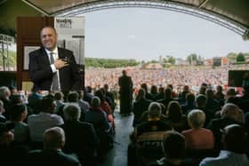 Dr Husam Zomlot (inset), Palestine ambassador, has been invited to speak at the Durham Miners Gala.