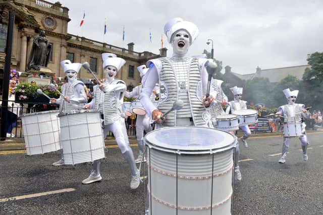 The Spark! Drummers will be performing in Bents Park following the parade.