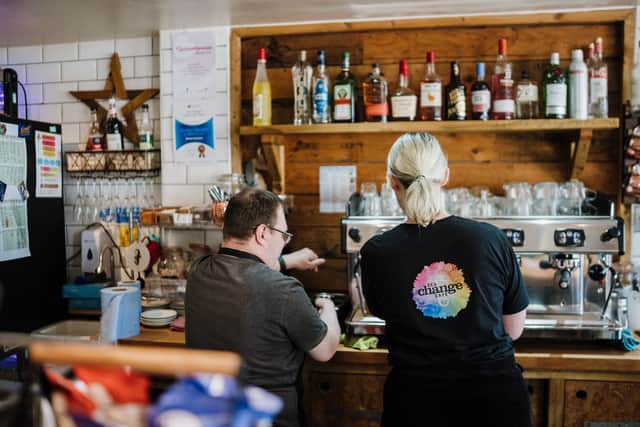 The café is inviting old, regular and new customers to come along and take a look at the new look.