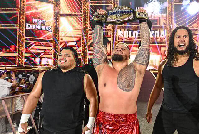 Your new United States champion, Solo Sikoa, is set to appear on WWE Smackdown this evening alongside his cronies - including Tala Tonga (right), who made his debut at WWE Night of Champions 2025.