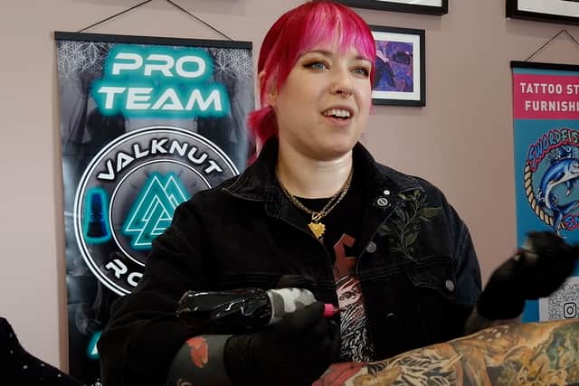 Tattoo artist Kirsty Collett offers free nipple tattoos for cancer patients