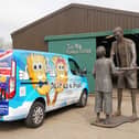 The statue at Ray Lonsdale's studio in South Hetton