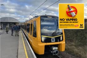 Vaping has now been banned on all Metro trains and stations.