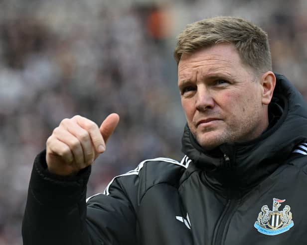 Newcastle United head coach Eddie Howe. 
