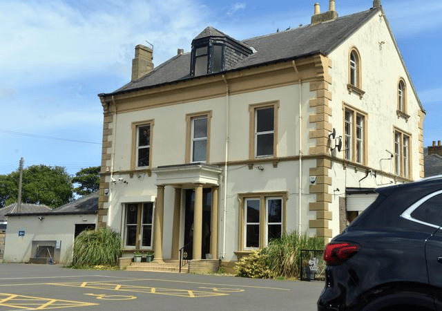 The Victorian-era clubhouse at Boldon Golf Club.
