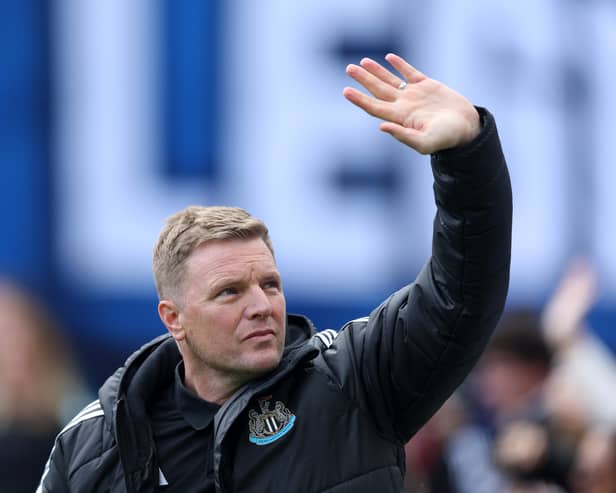 Newcastle United head coach Eddie Howe. 