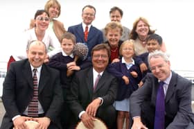 Taking you back to 2003 when pupils from Hadrian School joined in with this launch of an arts partnership on board the ferry.
