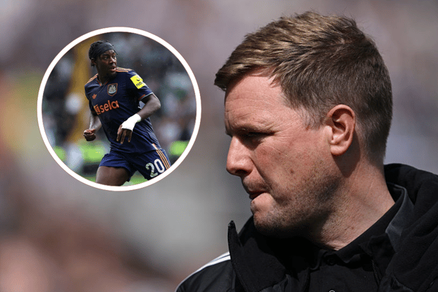 Eddie Howe and Anthony Elanga
