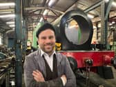 Tyne and Wear Metro driver Tom Hartley.