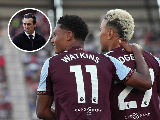 Aston Villa's Morgan Rogers suffered an injury during their pre-season game against Roma on Wednesday