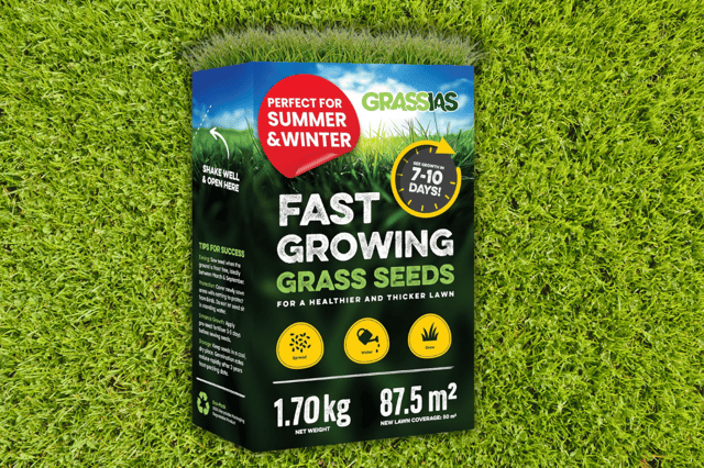 Sow now while the soil’s still warm enough to give new grass a fighting chance