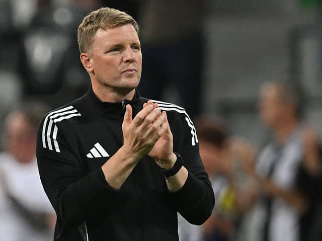 Newcastle United head coach Eddie Howe