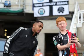Newcastle United midfielder Joe Willock. 