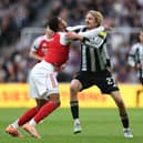 Nick Woltemade and Gabriel came to blows on Sunday.