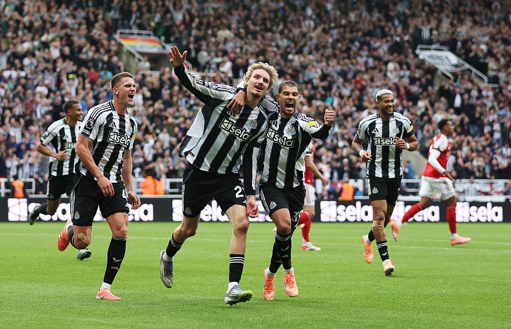 Bruno Guimaraes shows Newcastle United class with two-word message to Nick Woltemade after Germany goal