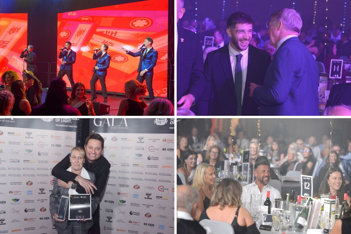 SAFC legends and TV stars turn out in force for Foundation of Light's Gala Awards Dinner 