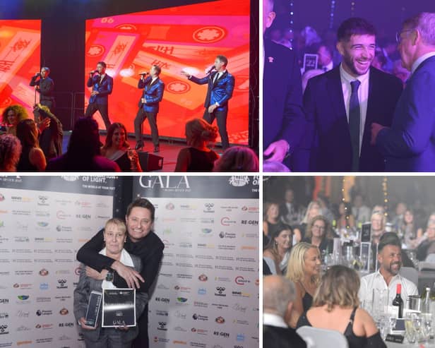 TV personalities and former Black Cats stars turned out in force for the Foundation of Light’s annual Gala Awards Dinner.