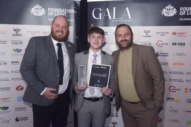 Kaillum McDermont with Darren Williams.