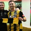 Hebburn Town manager Daniel Moore (L) and midfielder Robert Briggs (R) (photo Tyler Lopes)