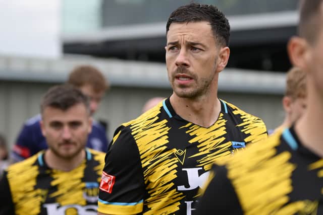 Hebburn Town midfielder Robert Briggs (photo Tyler Lopes)