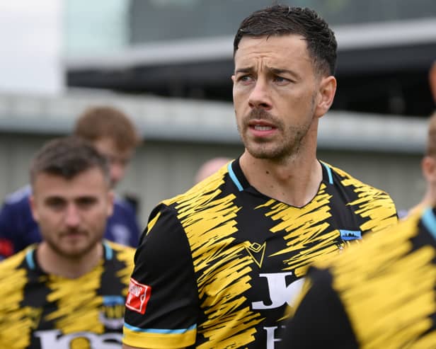 Hebburn Town midfielder Robert Briggs (photo Tyler Lopes)
