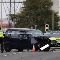 Police make three arrests as a man suffers serious injuries following a Jarrow crash