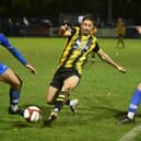 Action from Hebburn Town's FA Trophy first round defeat against Dunston UTS (photo Tyler Lopes)