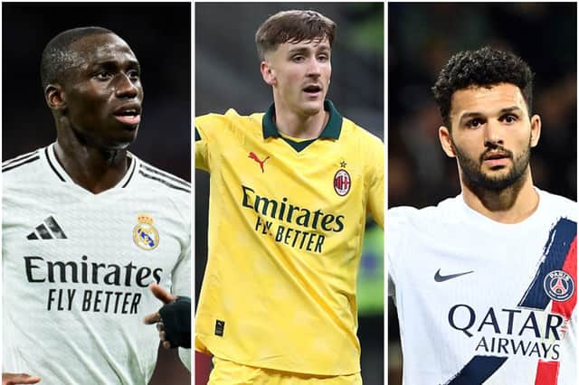 FM26 is predicting that Newcastle United sign Ferland Mendy, Alexis Saelemaekers and Goncalo Ramos in the January transfer window