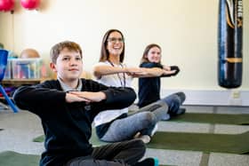 A therapy session at Burlington House