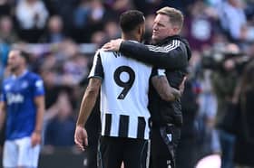 Callum Wilson and Eddie Howe