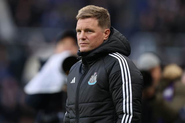 Newcastle United head coach Eddie Howe.