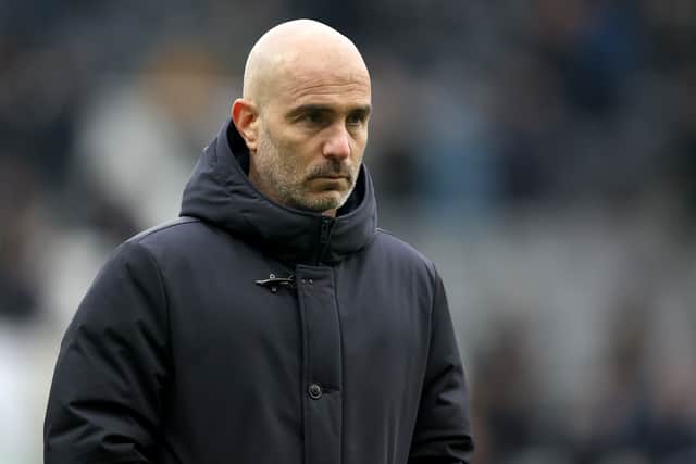 Chelsea boss Enzo Maresca at Newcastle United.