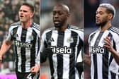 Yoane Wissa, Sven Botman & Joelinton. 