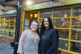 Kaye Nicholson (left) and Sinia Jazwi.