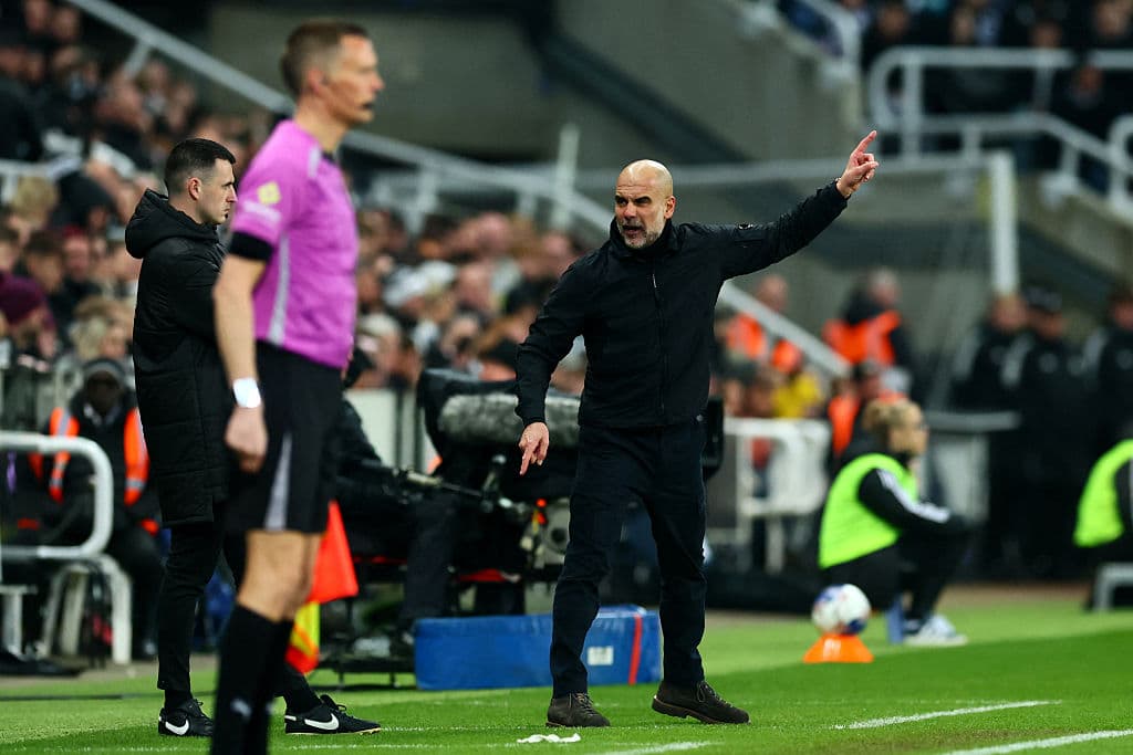 Guardiola Rany Pep Guardiola explodes in Newcastle United rant after Manchester City ...