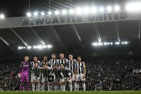 Newcastle United in the Champions League (Photo by Paul ELLIS / AFP via Getty Images)