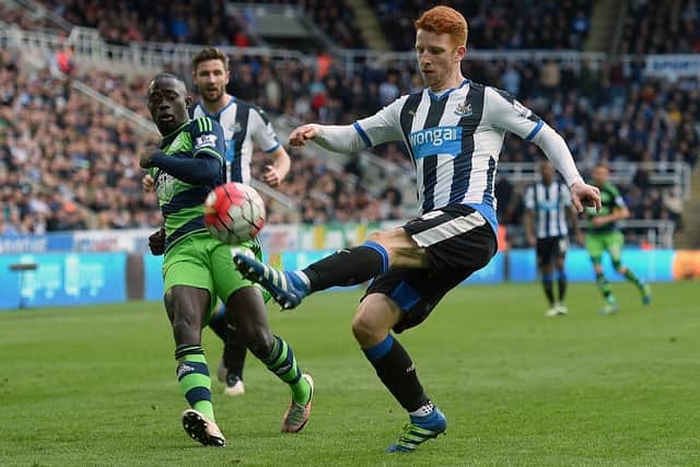 Jack Colback pictured in action for Newcastle.