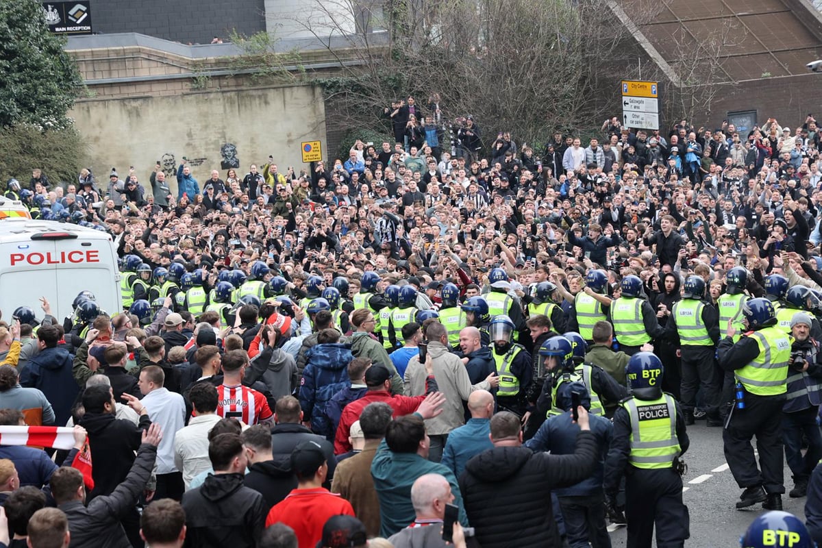 Northumbria Police break silence after Sunderland & Newcastle United supporter protests 