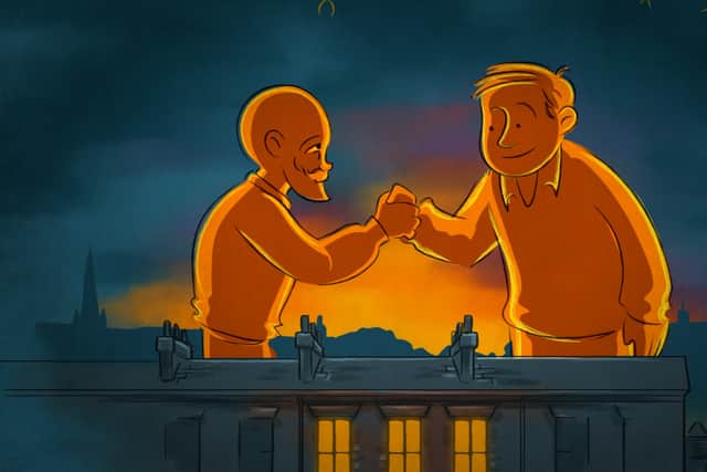 A shot from the animated film 'Any One Of Us'