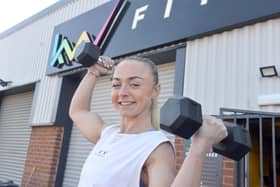 Karleigh Wright, the owner of KW Fitness.