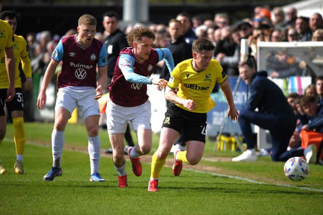 Action from South Shields v Darlington (photo Kevin Wilson)
