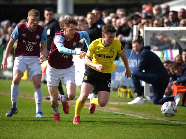 Action from South Shields v Darlington (photo Kevin Wilson)