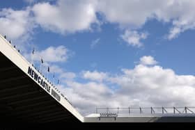 General view inside the stadium during the pre-season friendly match between Newcastle United and Atletico Madrid at St James' Park on August 09, 2025 in Newcastle upon Tyne, England. (Photo by George Wood/Getty Images)