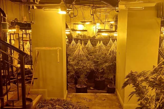 Police raided the building on the basis of intelligence from the local community.