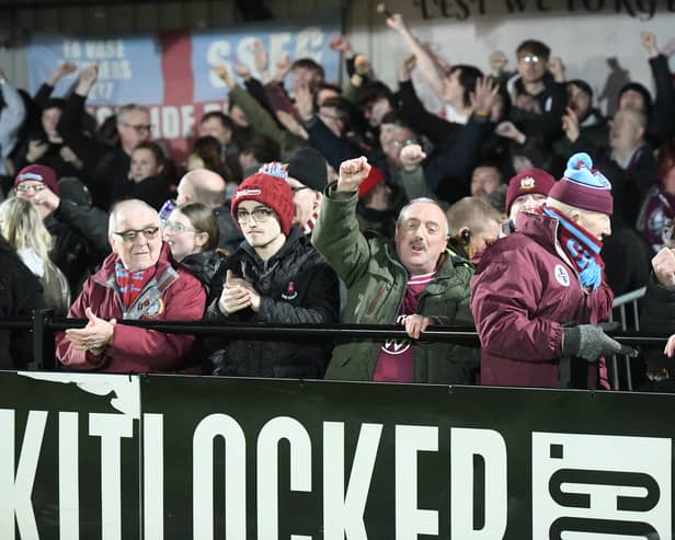 South Shields fans (photo Kevin Wilson)