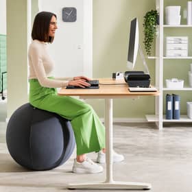 Sitting balls improve your posture and encourage movement - and they’re cheaper than you might think