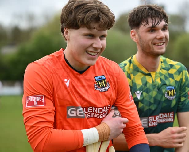 Sunderland youngsters Isaac Allan and Jake Waters are currently on loan at Northern Premier League club Hebburn Town (photo Tyler Lopes)