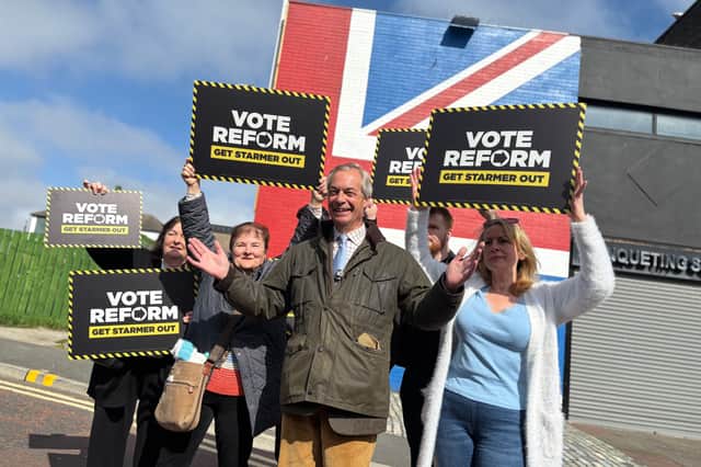 Nigel Farage in South Shields.